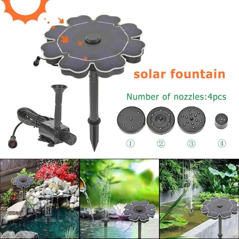 8V 180 L/H Brushless Plug Ground Solar Water Fountain Pump for Bird Bath Flower Design Solar Powered Floating Fish Tank
8V 180 L/H Brushless Plug Ground Solar Water Fountain Pump for Bird Bath Flower Design Solar Powered Floating Fish Tank