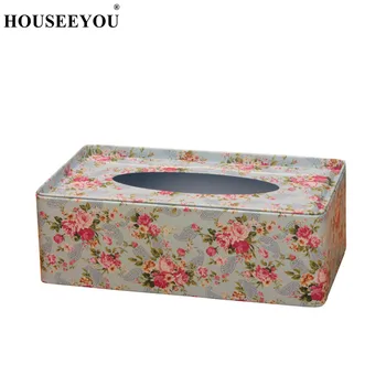 Floral Printing Rectangular Metal Tissue Box Napkin Case Paper Dispenser Rack for Home Bar Restaurant Car Office Decoration
Floral Printing Rectangular Metal Tissue Box Napkin Case Paper Dispenser Rack for Home Bar Restaurant Car Office Decoration