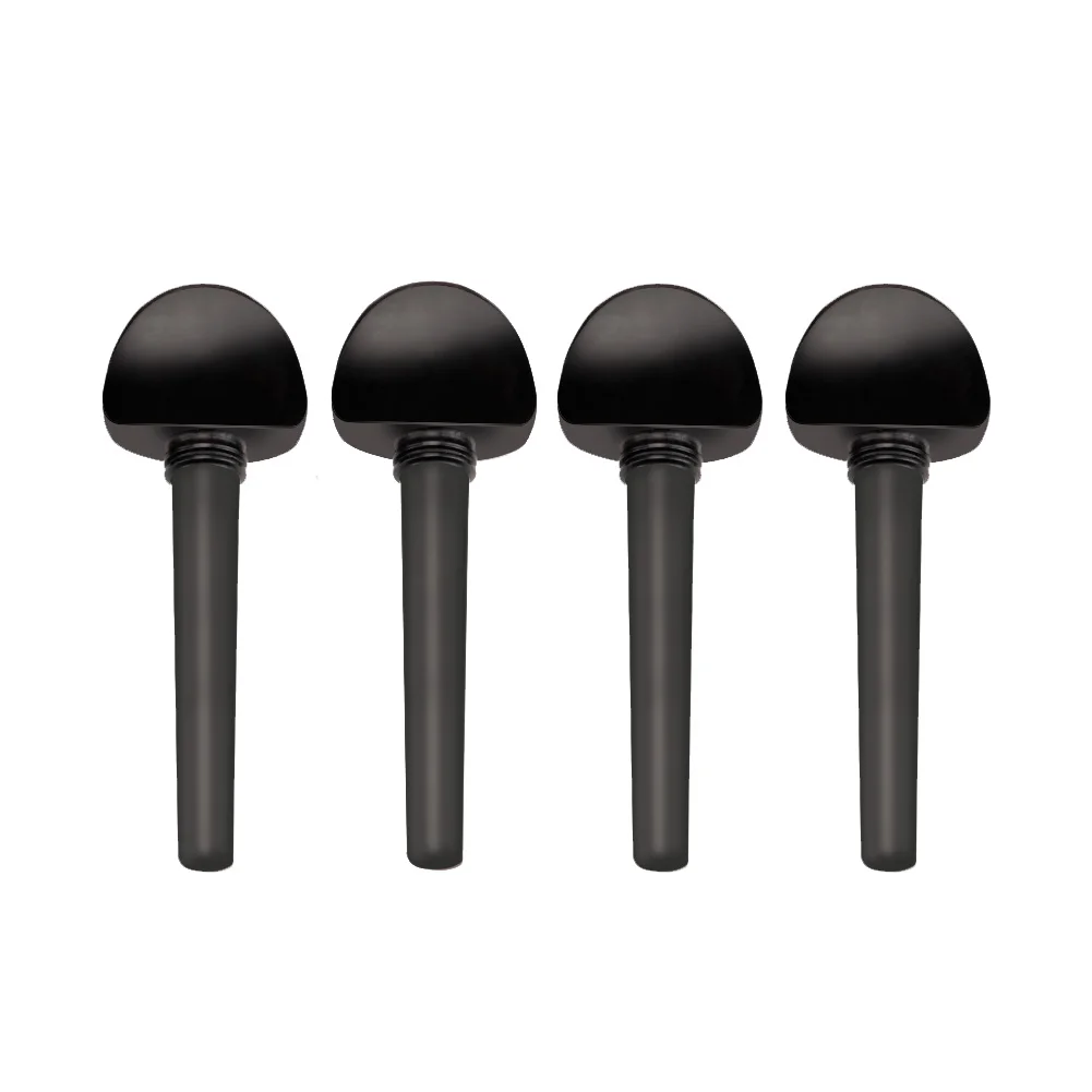 4 Pieces Black Ebony Cello Tuning Pegs Tuners Machine Heads for 3/4 4/4 Cello Replacement Parts 
4 Pieces Black Ebony Cello Tuning Pegs Tuners Machine Heads for 3/4 4/4 Cello Replacement Parts