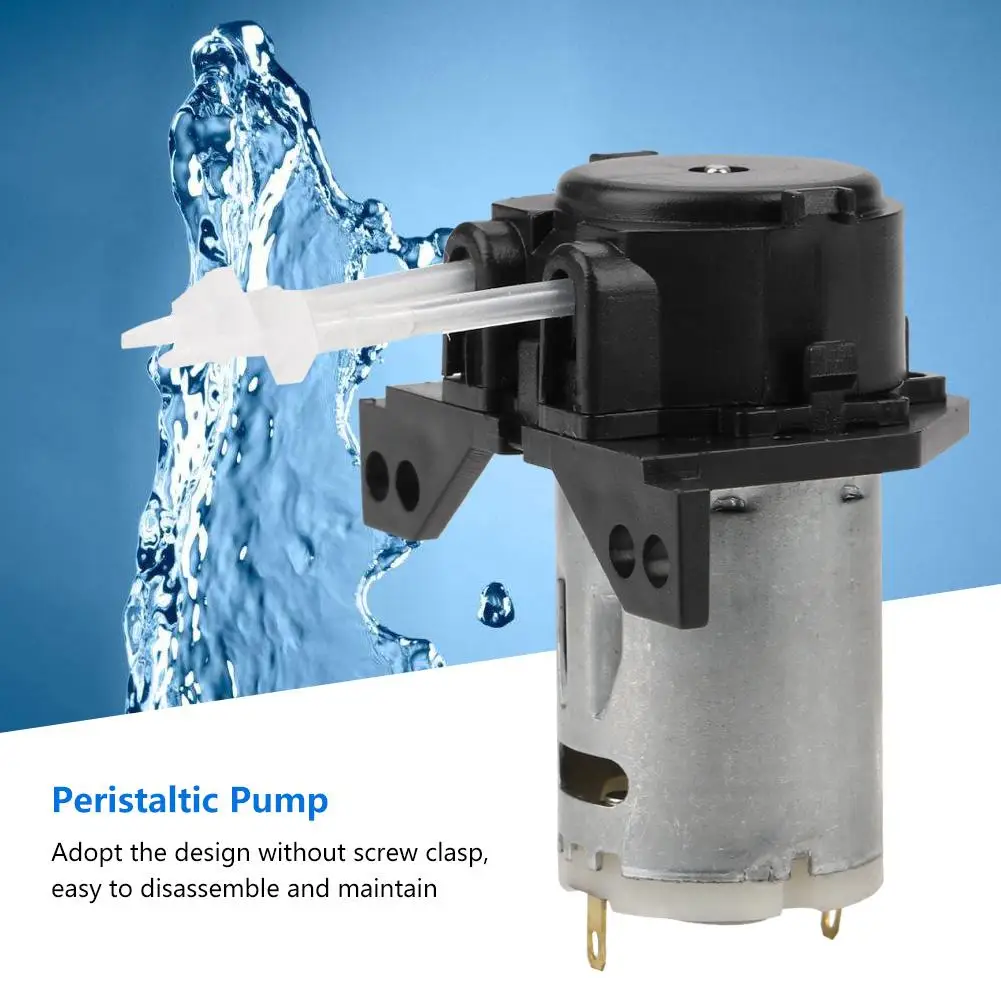 DC12V/24V Dosing Pump DIY Peristaltic Tube Head For Aquarium Lab Chemical Analysis
DC12V/24V Dosing Pump DIY Peristaltic Tube Head For Aquarium Lab Chemical Analysis
