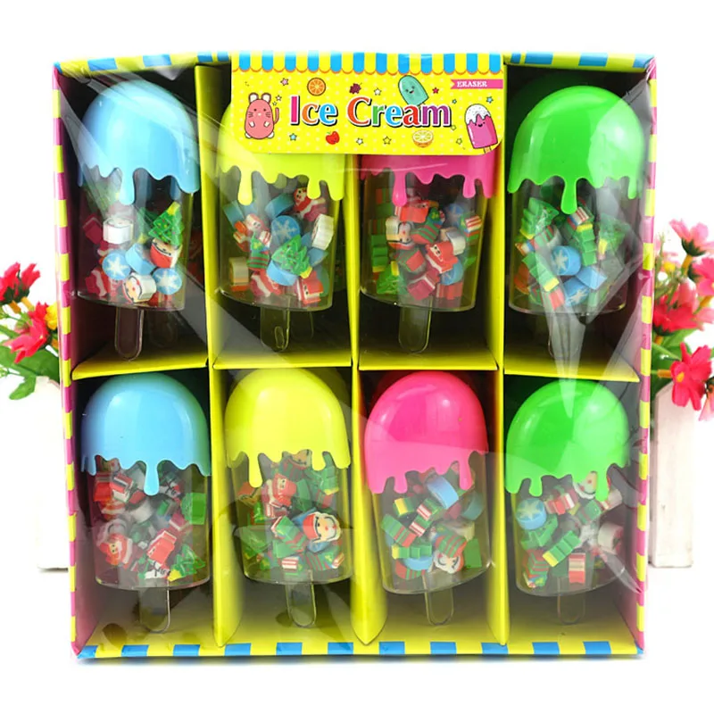 25pcs Christmas Erasers Lovely Ice Cream Rubber Erasers For Girls Gifts School Supplies Corrections Tools Novelty Stationery
25pcs Christmas Erasers Lovely Ice Cream Rubber Erasers For Girls Gifts School Supplies Corrections Tools Novelty Stationery