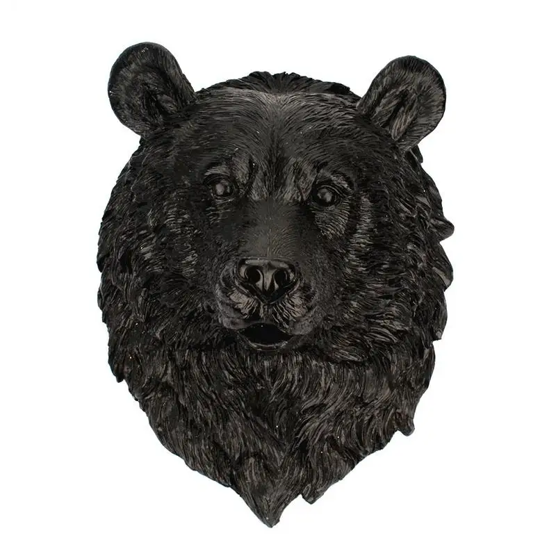 Wall Hanging Ornaments Wildlife Black Bear Shape Fake Taxidermy Innovative Living Room 3D Wall Mount Resin Stone Crafts
Wall Hanging Ornaments Wildlife Black Bear Shape Fake Taxidermy Innovative Living Room 3D Wall Mount Resin Stone Crafts