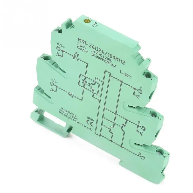 Photoelectrical Coupler Isolation High frequency 24VDC 100KHZ Optocoupler Protection Relay PLC Relay MRI-24D24
Photoelectrical Coupler Isolation High frequency 24VDC 100KHZ Optocoupler Protection Relay PLC Relay MRI-24D24