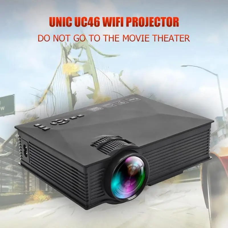 1set UC46 Plus Home Portable Mini Pico Projector 800x480 Video Projector 1200 lumens WIFI Support Miracast/Airplay Accessories
1set UC46 Plus Home Portable Mini Pico Projector 800x480 Video Projector 1200 lumens WIFI Support Miracast/Airplay Accessories