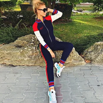 2019 TWO PIECE SET Long Sleeve Matching Tracksuit Women Pants Joggers Track Suit Streetwear Clothing Pink Letters Runway Outfit
2019 TWO PIECE SET Long Sleeve Matching Tracksuit Women Pants Joggers Track Suit Streetwear Clothing Pink Letters Runway Outfit