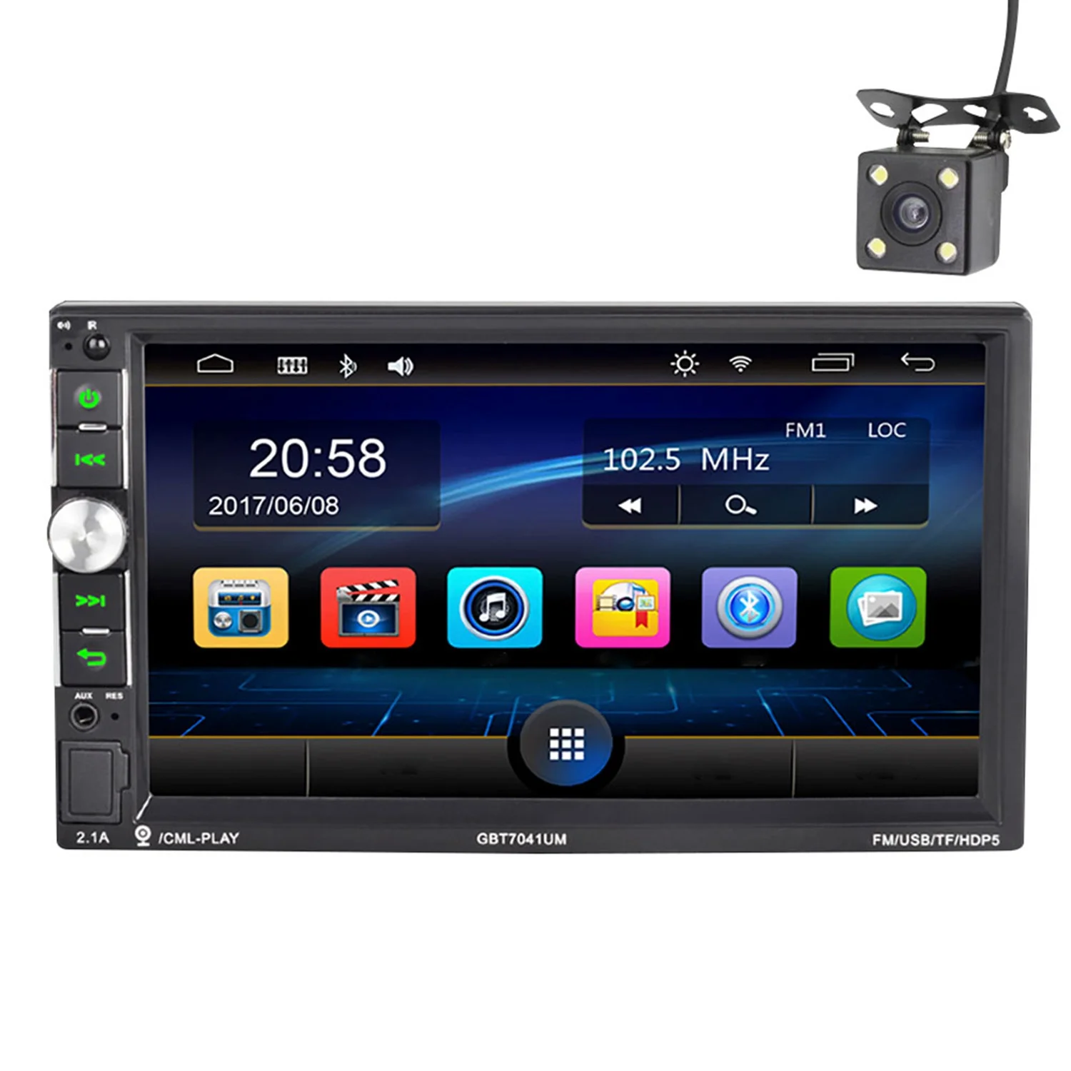 7041Car Video Player 7 Inch Hd Player Mp5 Press Screen Digital Display Bluetooth Multimedia Usb Car Radio Auto Radio
7041Car Video Player 7 Inch Hd Player Mp5 Press Screen Digital Display Bluetooth Multimedia Usb Car Radio Auto Radio