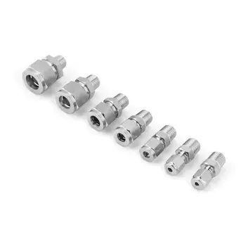 304 Stainless Steel Pipe Fitting Compression Fitting Straight Ferrule Joint for Water Oil Air
304 Stainless Steel Pipe Fitting Compression Fitting Straight Ferrule Joint for Water Oil Air