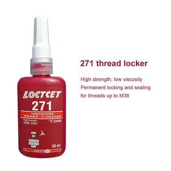 50ML Car Thread Locker Glue Anaerobic Adhesive Screw Red Glue Medium Strength Threadlocker For LOCTZTE 271
50ML Car Thread Locker Glue Anaerobic Adhesive Screw Red Glue Medium Strength Threadlocker For LOCTZTE 271