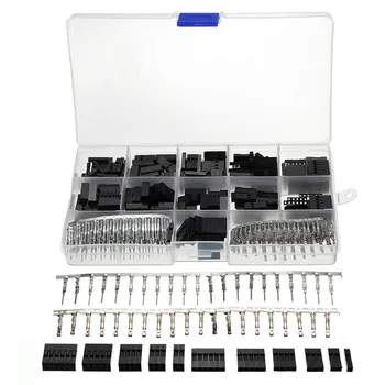 Excellway TC10 620Pcs Jumper Wire Pin Header Housing Kit with Male Crimp and Female Pin Terminal Connector for Dupont Header Set
Excellway TC10 620Pcs Jumper Wire Pin Header Housing Kit with Male Crimp and Female Pin Terminal Connector for Dupont Header Set