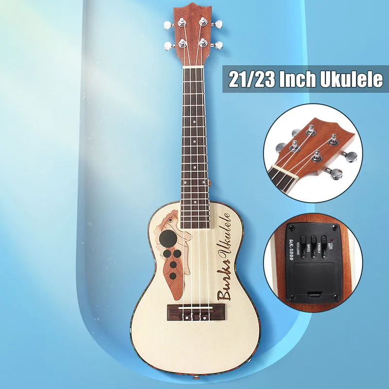 Zebra 21'' 23'' 4 Strings Concert Ukulele With Built-in EQ Pickup Acoustic Bass Guitarra Guitar for Musical Stringed Instruments
Zebra 21'' 23'' 4 Strings Concert Ukulele With Built-in EQ Pickup Acoustic Bass Guitarra Guitar for Musical Stringed Instruments