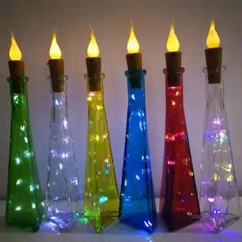 1PC 2M 20LEDs Candle Shape Bottle Stopper String Light for Wedding Holiday Decoration
1PC 2M 20LEDs Candle Shape Bottle Stopper String Light for Wedding Holiday Decoration