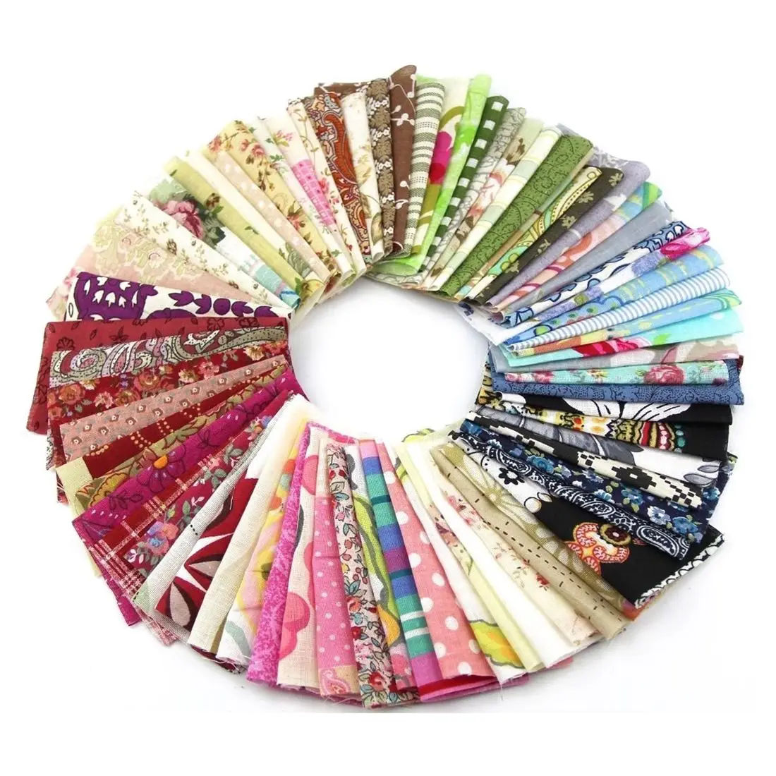 Fabric Patchwork Craft Cotton Material Batiks Mixed Squares Bundle, 10 x 10cm, 50-Pack
Fabric Patchwork Craft Cotton Material Batiks Mixed Squares Bundle, 10 x 10cm, 50-Pack