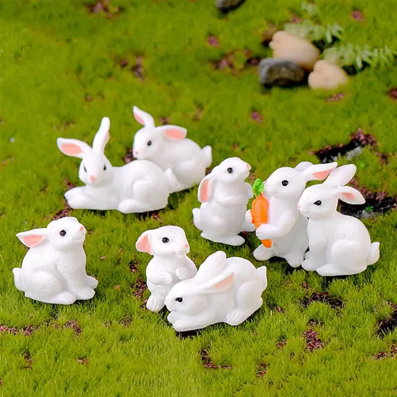 4pcs/Set Mini Resin Rabbit Figurines Micro Landscape Doll House Miniatures Succulent Plants Bonsai Decoration
4pcs/Set Mini Resin Rabbit Figurines Micro Landscape Doll House Miniatures Succulent Plants Bonsai Decoration