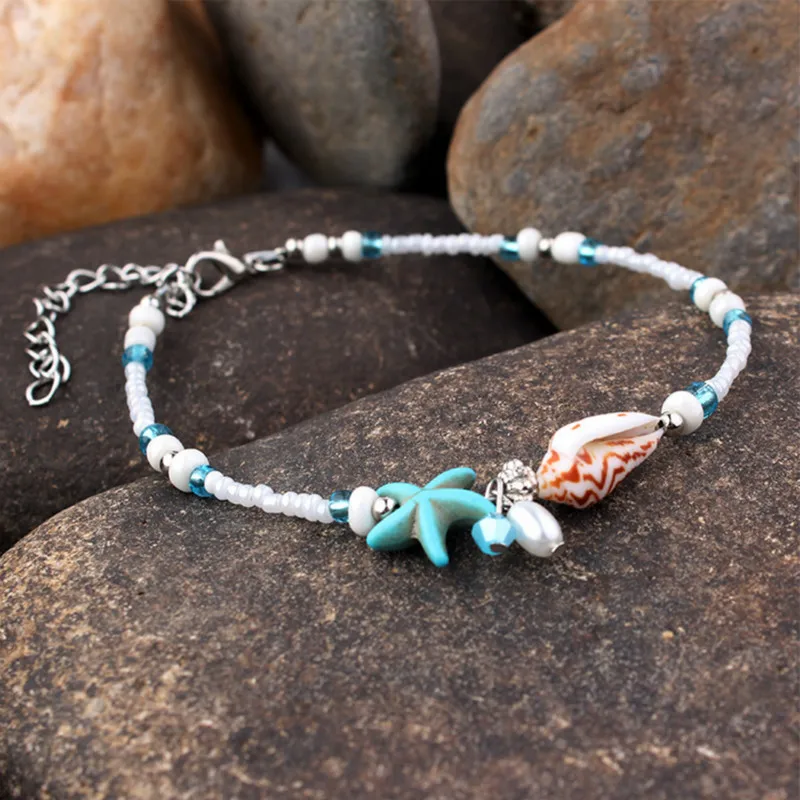 Shell Anklet Beads Starfish Anklets For Women 2019 Fashion Vintage Handmade Sandal Statement Bracelet Foot Boho Jewelry
Shell Anklet Beads Starfish Anklets For Women 2019 Fashion Vintage Handmade Sandal Statement Bracelet Foot Boho Jewelry