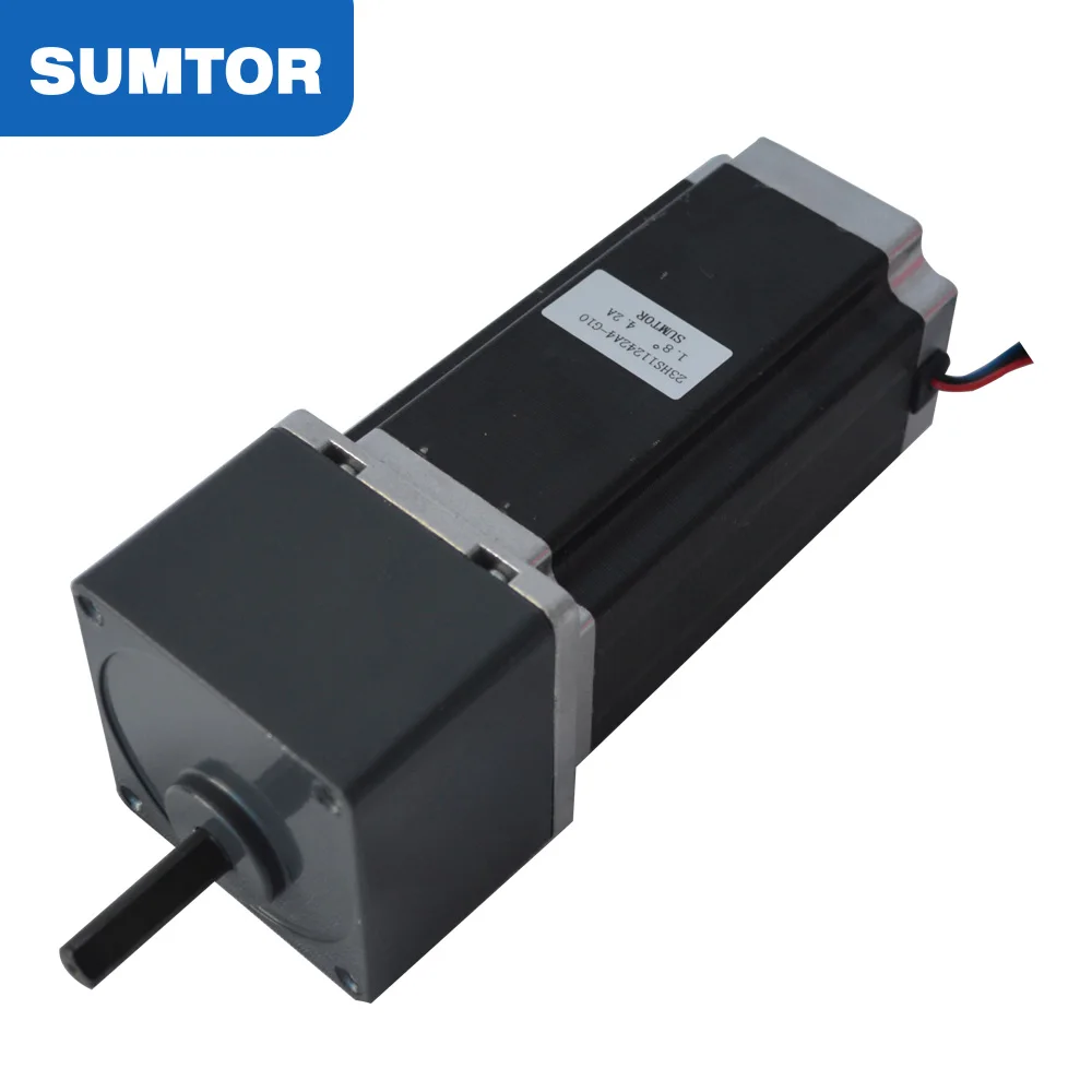 Nema 23 Geared Stepper Motor 10: 1 Ratio 112mm Length 3N.m Holding Torque Reducer Gearbox SUMTOR
Nema 23 Geared Stepper Motor 10: 1 Ratio 112mm Length 3N.m Holding Torque Reducer Gearbox SUMTOR