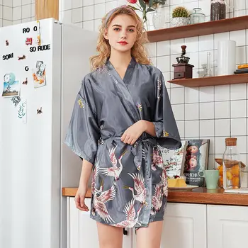 New Women Silk Satin Kimono Robe Dressing Gown Bridesmaid Sleepwear Bathrobe Bathing Robes Nightwear
New Women Silk Satin Kimono Robe Dressing Gown Bridesmaid Sleepwear Bathrobe Bathing Robes Nightwear