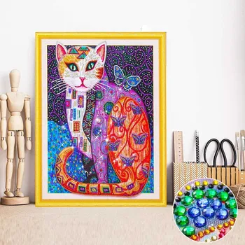 Huacan DIY Diamond Mosaic Cat Special Shape Partial Diamond Painting Animal 5D Diamond Embroidery Picture Of Rhinestone 40x50
Huacan DIY Diamond Mosaic Cat Special Shape Partial Diamond Painting Animal 5D Diamond Embroidery Picture Of Rhinestone 40x50