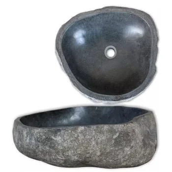 VidaXL Basin River Stone Oval 30-35 Cm Natural Oval-Shaped Bathroom Washroom Wash Basin Easy Cleaning Bathroom Decoration 242666
VidaXL Basin River Stone Oval 30-35 Cm Natural Oval-Shaped Bathroom Washroom Wash Basin Easy Cleaning Bathroom Decoration 242666