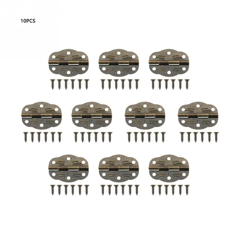 10Pcs Bronze Antique Hinges 6 Holes Furniture Hinge Cabinet Door Jewelry Box Embossing Connect Tool deurscharnier
10Pcs Bronze Antique Hinges 6 Holes Furniture Hinge Cabinet Door Jewelry Box Embossing Connect Tool deurscharnier