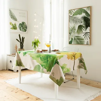 Nordic green plant tree tablecloth dining table covers thick dressing table cloth home kitchen banquet party decoration
Nordic green plant tree tablecloth dining table covers thick dressing table cloth home kitchen banquet party decoration