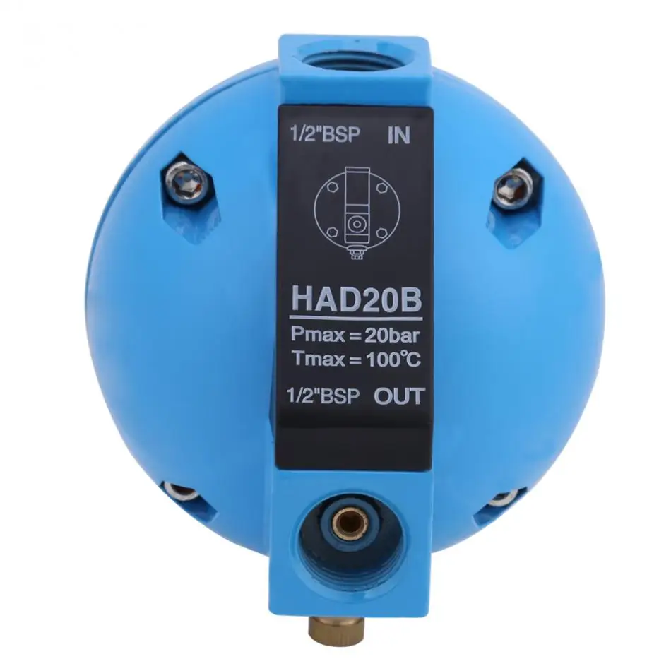 1pc HAD20B Automatic Condensate Mechanical Round Float Drain Valve 1/2BSP 400L/H 20Bar Tool HAD20B
1pc HAD20B Automatic Condensate Mechanical Round Float Drain Valve 1/2BSP 400L/H 20Bar Tool HAD20B