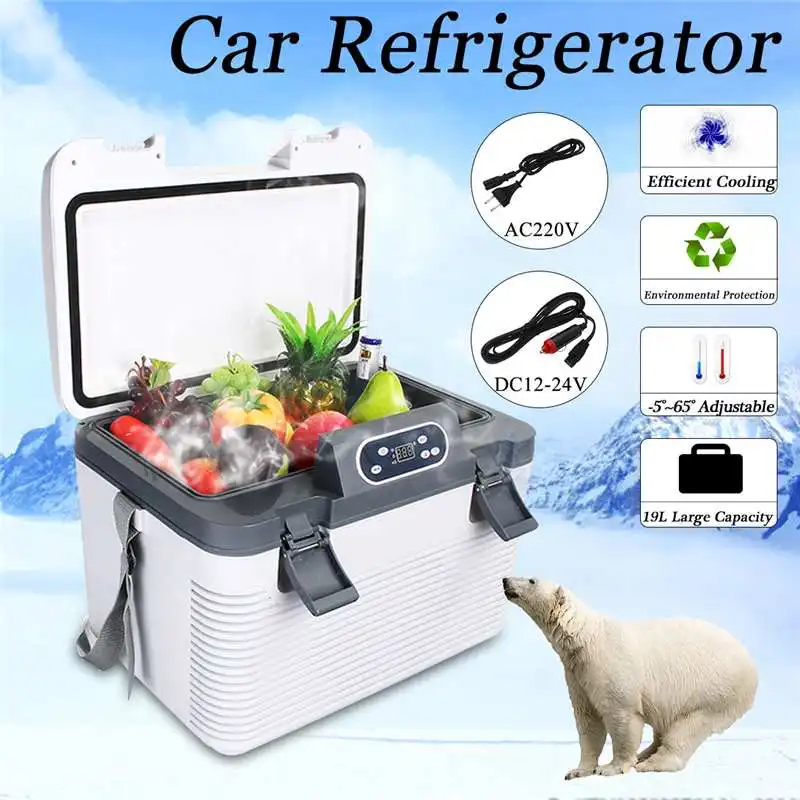 68W 19L Double-system Refrigerator Car Ice Pack Car Cooler heating Box With Remote Control Home Car Dual-purpose Refrigerator
68W 19L Double-system Refrigerator Car Ice Pack Car Cooler heating Box With Remote Control Home Car Dual-purpose Refrigerator