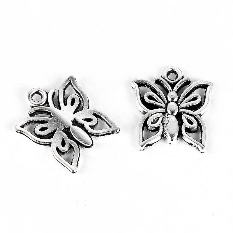 10 Pcs DIY Fashion Jewelry Findings Earrings Accessories Silver Plated Alloy Butterfly Bracelet Pendant Charms
10 Pcs DIY Fashion Jewelry Findings Earrings Accessories Silver Plated Alloy Butterfly Bracelet Pendant Charms