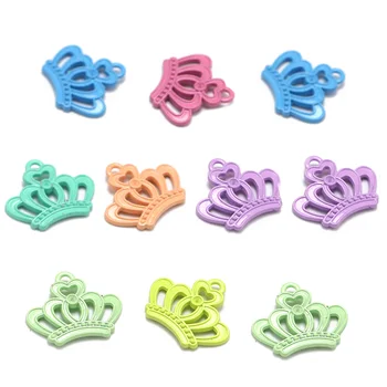 10pcs Charms Article Crown Metal Colorful Pendant Accessories for Jewelry Crafts DIY
10pcs Charms Article Crown Metal Colorful Pendant Accessories for Jewelry Crafts DIY