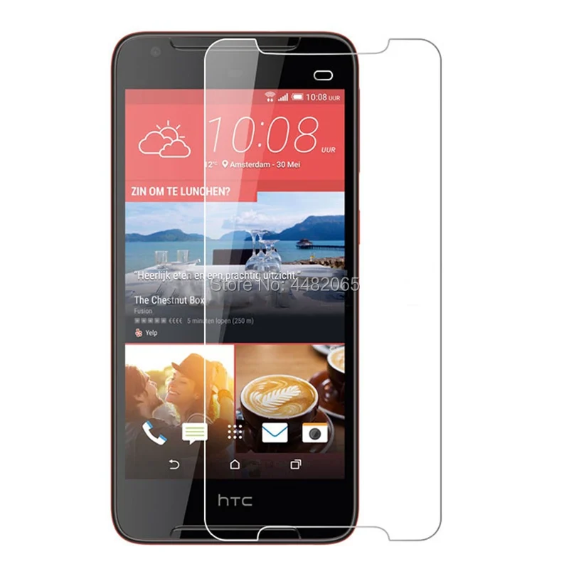 Закаленное стекло для HTC 628 Защита экрана Desire с двумя Sim картами защитная пленка