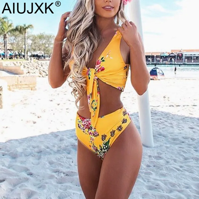 AIUJXK 2019 Summer High Waist Biquini Bow Bandage Print 2 Piece Swimsuit Women Lingerie Set Female Bra And Panty Sexy Underwear
AIUJXK 2019 Summer High Waist Biquini Bow Bandage Print 2 Piece Swimsuit Women Lingerie Set Female Bra And Panty Sexy Underwear