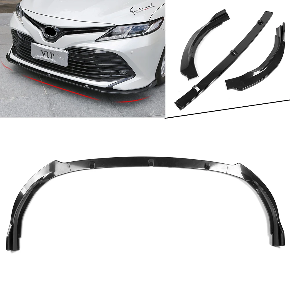 3PCS Front Bumper Lip Cover Protector Trim Decoration ABS For 2018 Toyota Camry SE Gloss Black
3PCS Front Bumper Lip Cover Protector Trim Decoration ABS For 2018 Toyota Camry SE Gloss Black