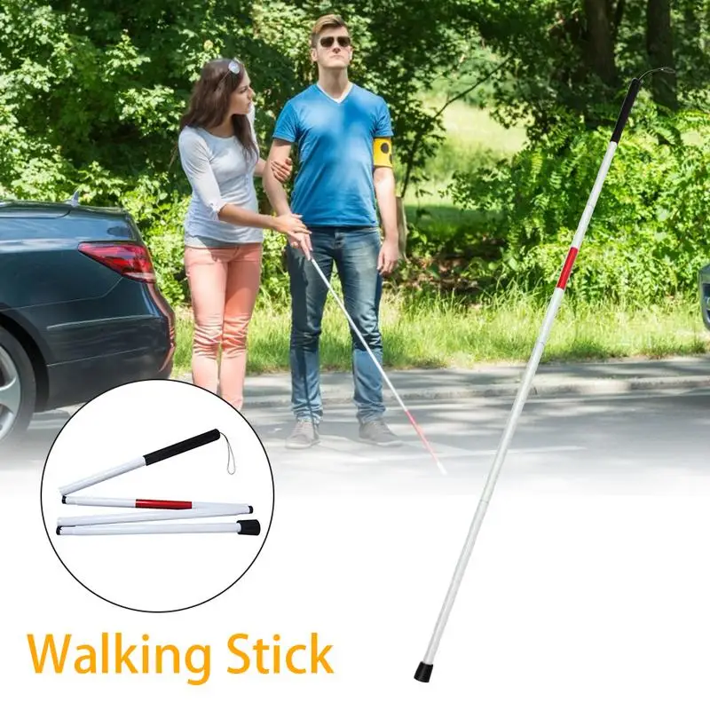 Folding Blind Guide stick Visually Impaired Crutch Cane Blind Walking Stick Walker Aluminium Easy Folding
Folding Blind Guide stick Visually Impaired Crutch Cane Blind Walking Stick Walker Aluminium Easy Folding