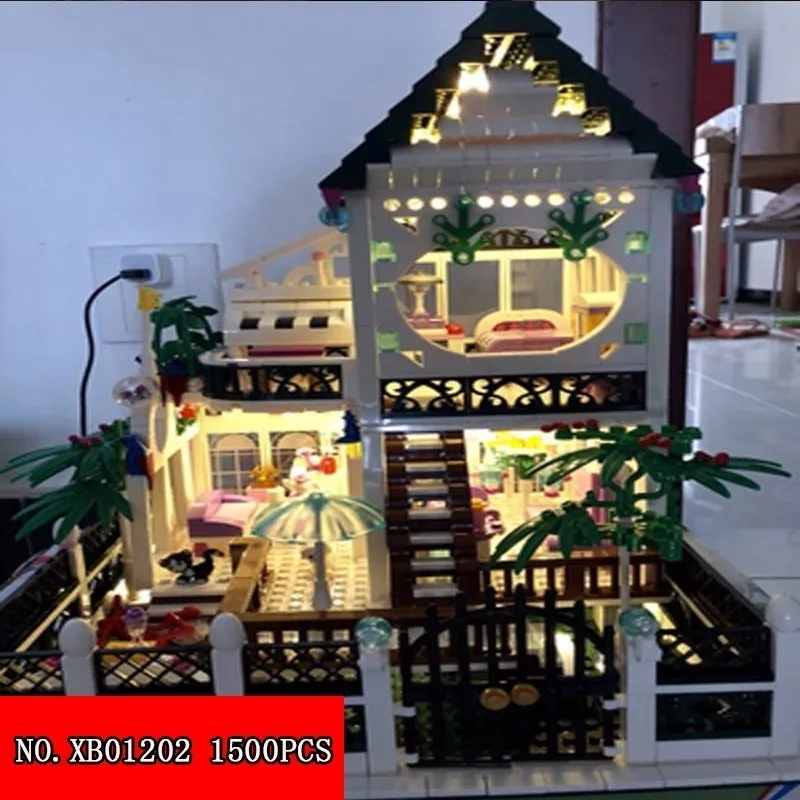 1500pcs New XB01202 Lighting Villa Architecture Small Grain Assembling Alpinia Plastic Block Product Building Blocks
1500pcs New XB01202 Lighting Villa Architecture Small Grain Assembling Alpinia Plastic Block Product Building Blocks