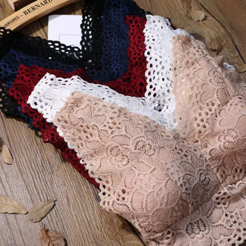 Women Sexy Lace Crochet Solid Bralette Bustier Lace Crop Top Bra Seamless Underwear
Women Sexy Lace Crochet Solid Bralette Bustier Lace Crop Top Bra Seamless Underwear