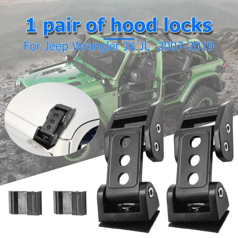 1 Pair Hood Lock Engine Cover Lock Valve Cover Lock Bonnet Locking Catch Latch for Jeep Herdsman JK JL 2007-2019 Components
1 Pair Hood Lock Engine Cover Lock Valve Cover Lock Bonnet Locking Catch Latch for Jeep Herdsman JK JL 2007-2019 Components