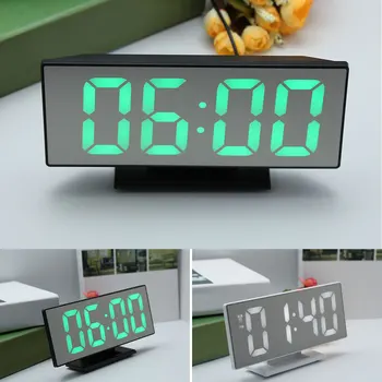 Upgrade Charging USB Alarm Clock Digital Clock with Large Easy-Read LED Display Diming Mode Snooze Function Mirror Surface
Upgrade Charging USB Alarm Clock Digital Clock with Large Easy-Read LED Display Diming Mode Snooze Function Mirror Surface