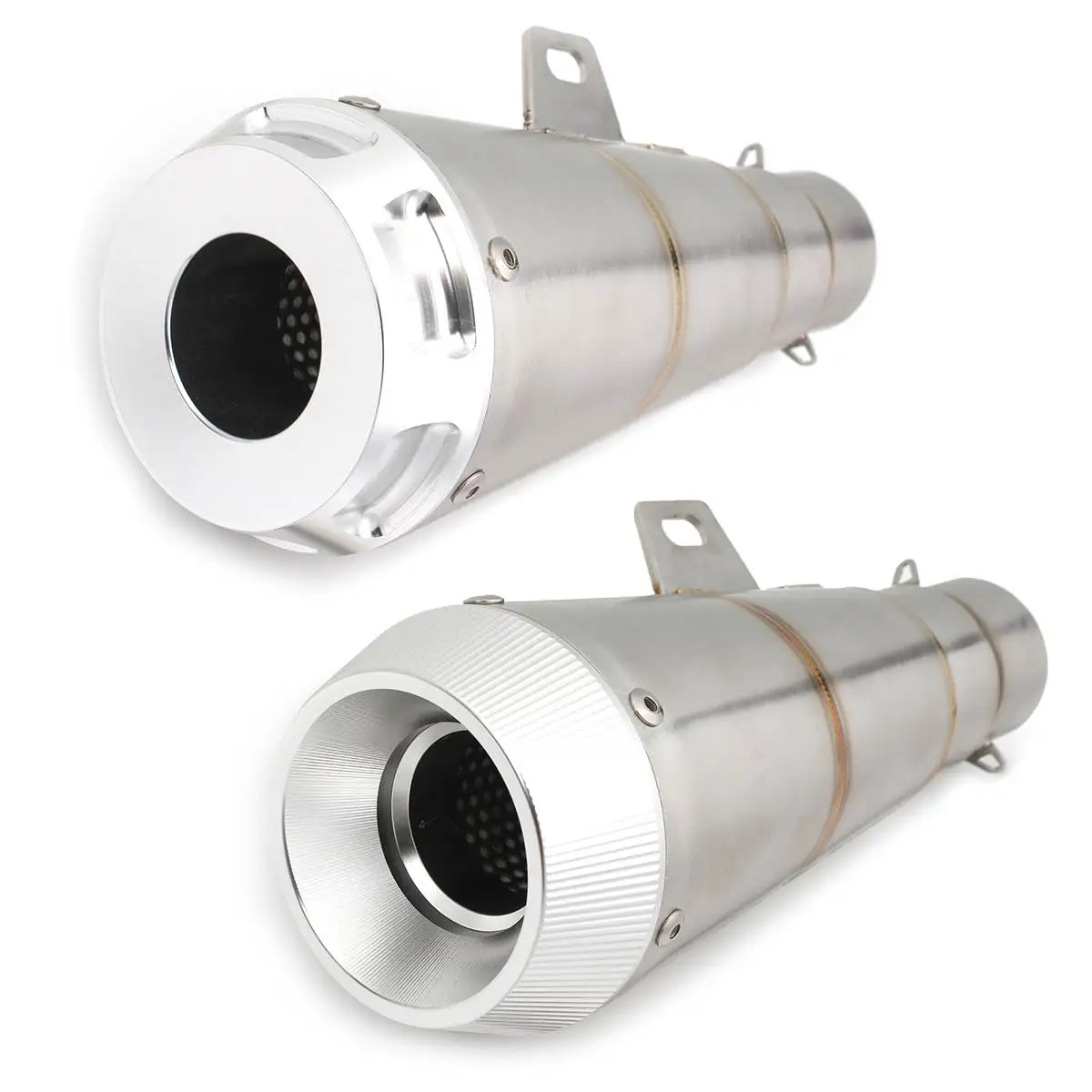 1Pc 38-51mm Universal Stainless Steel Motorcycle Exhaust Pipe Tip Muffler w/ Silencer for Honda for Kawasaki Flat/Round Type
1Pc 38-51mm Universal Stainless Steel Motorcycle Exhaust Pipe Tip Muffler w/ Silencer for Honda for Kawasaki Flat/Round Type