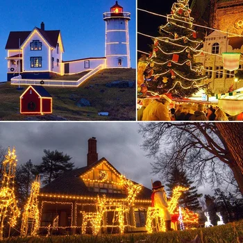 Garden 8 Lighting Effects Christmas IP65 Waterproof Gift 12M/39.4Ft 7.2W 120 LED Solar Powered Energy Rope Light Lawn Lamp
Garden 8 Lighting Effects Christmas IP65 Waterproof Gift 12M/39.4Ft 7.2W 120 LED Solar Powered Energy Rope Light Lawn Lamp