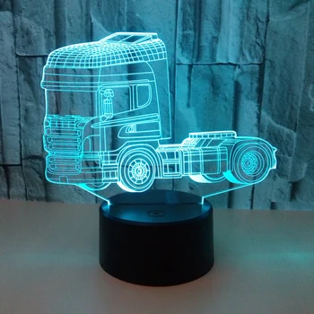 Truck Design 3D Touch illusion Night Light USB Colorful Changing LED Lamp Desk Decor Gift Lights ночник
Truck Design 3D Touch illusion Night Light USB Colorful Changing LED Lamp Desk Decor Gift Lights ночник