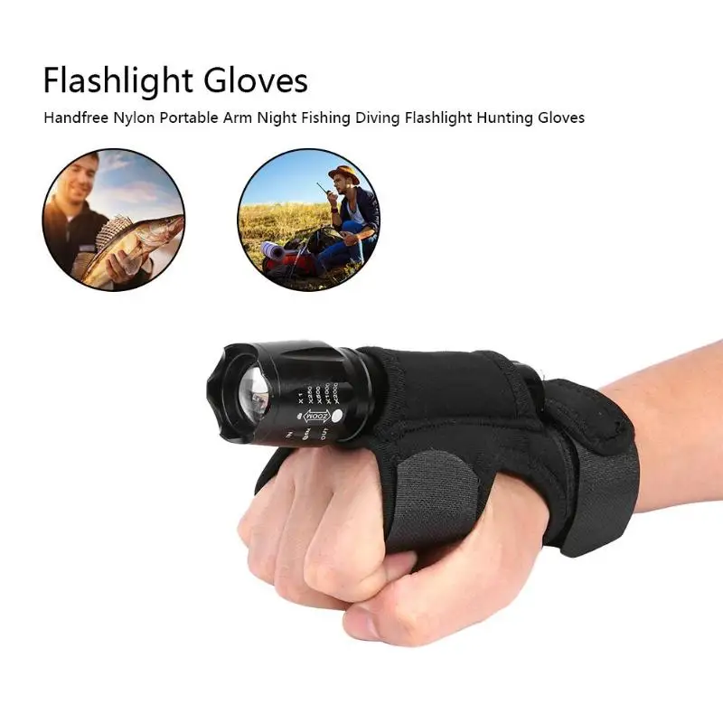 Outdoor Portable Arm Night Fishing Diving Gloves for Flashlight Handfree Nylon Illuminator Case Hunting Gloves Pesca Accessorie
Outdoor Portable Arm Night Fishing Diving Gloves for Flashlight Handfree Nylon Illuminator Case Hunting Gloves Pesca Accessorie