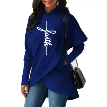 2019 New Fashion Faith Print Hoodies Women Sweatshirt Femmes Kawaii Loose Hoody Pattern Casual Buckle Creative
2019 New Fashion Faith Print Hoodies Women Sweatshirt Femmes Kawaii Loose Hoody Pattern Casual Buckle Creative