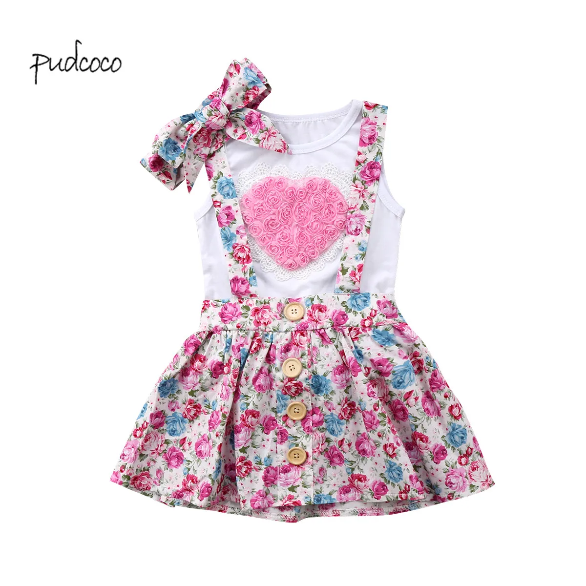 Pudcoco New Brand 3PCS Floral Baby Girl Outfits Clothes T-shirt Top Pants/ Skirts Hairband Sets
Pudcoco New Brand 3PCS Floral Baby Girl Outfits Clothes T-shirt Top Pants/ Skirts Hairband Sets