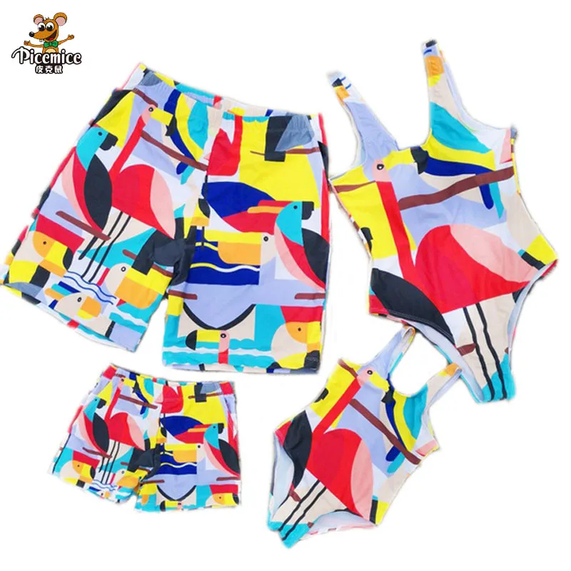 Family Look Matching Beachwear Couple Costume Mommy And Me Swimsuits Mother Daughter Swimwear Dad Son Beach Shorts Lover Clothes
Family Look Matching Beachwear Couple Costume Mommy And Me Swimsuits Mother Daughter Swimwear Dad Son Beach Shorts Lover Clothes