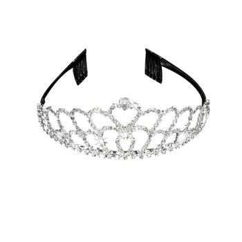 Wedding Bridal Crystal Tiara / Hair Barrettes / Hairband / Hair Loop with Small Comb (Sliver)
Wedding Bridal Crystal Tiara / Hair Barrettes / Hairband / Hair Loop with Small Comb (Sliver)