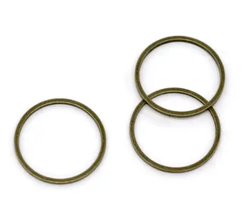 Lovely Bronze Tone Closed Jump Rings Findings 16mm Dia. sold per pack of 100(B09558)
Lovely Bronze Tone Closed Jump Rings Findings 16mm Dia. sold per pack of 100(B09558)