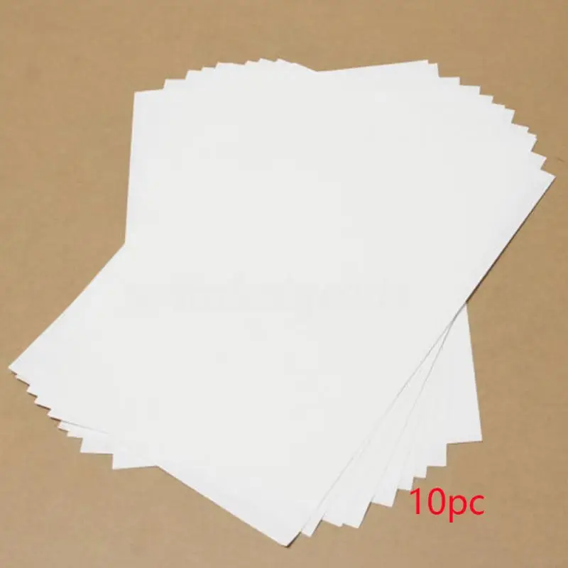 10Pcs A4 Heat Transfer Paper For Inkjet Printers Light Color Paper Fabric T-Shirt Transfers Photo Quality Prints #4
10Pcs A4 Heat Transfer Paper For Inkjet Printers Light Color Paper Fabric T-Shirt Transfers Photo Quality Prints #4