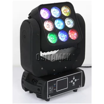 OSITAMAX-A Quad Wash Moving Head 9x12w R-G-B-W 4in1 DMX Stage Matrix Blinder Beam Equipment Lightings
OSITAMAX-A Quad Wash Moving Head 9x12w R-G-B-W 4in1 DMX Stage Matrix Blinder Beam Equipment Lightings