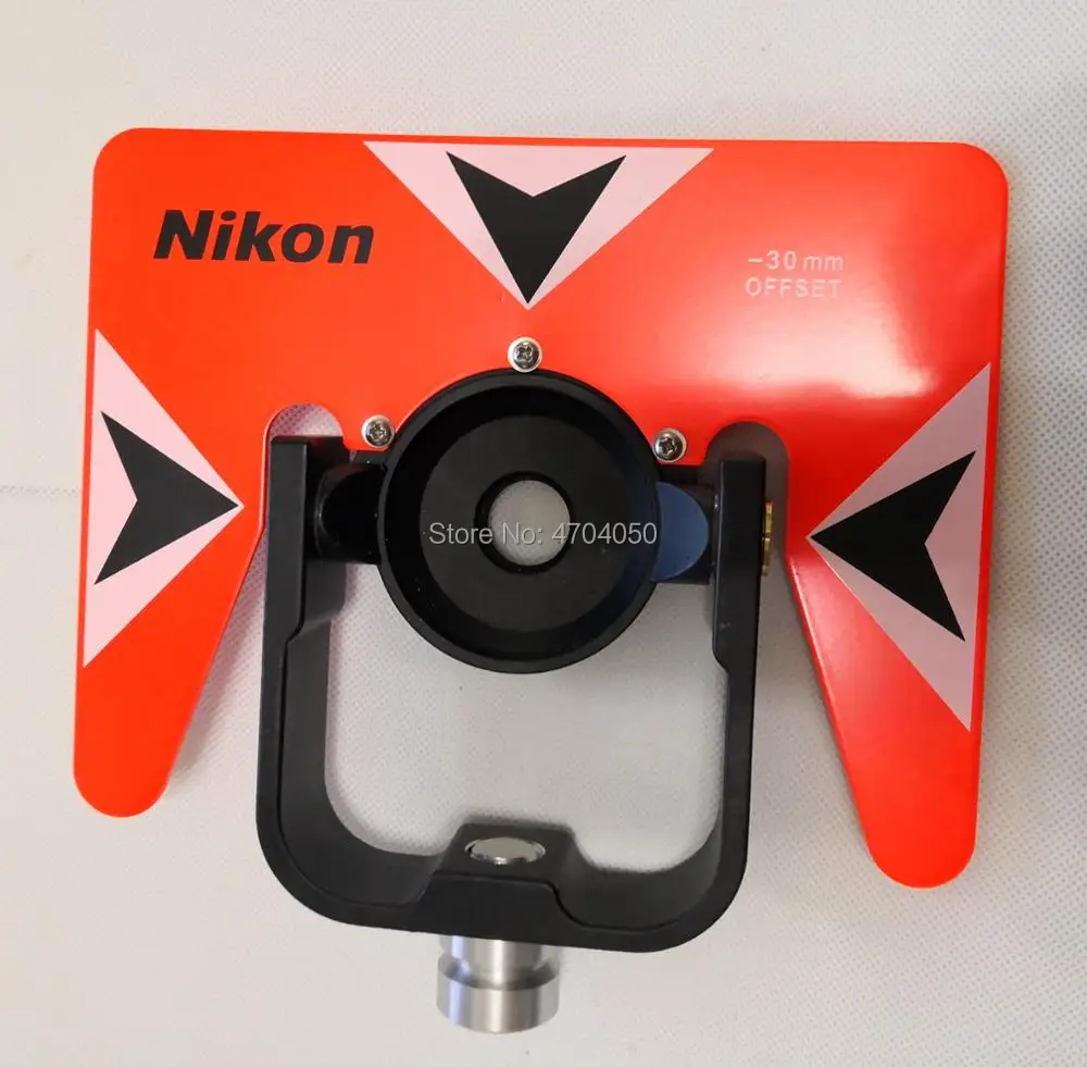 New Red metal Nikon type Prism holder and target For Nikon Topcon Total Stations, 5/8"11 female thread
New Red metal Nikon type Prism holder and target For Nikon Topcon Total Stations, 5/8"11 female thread