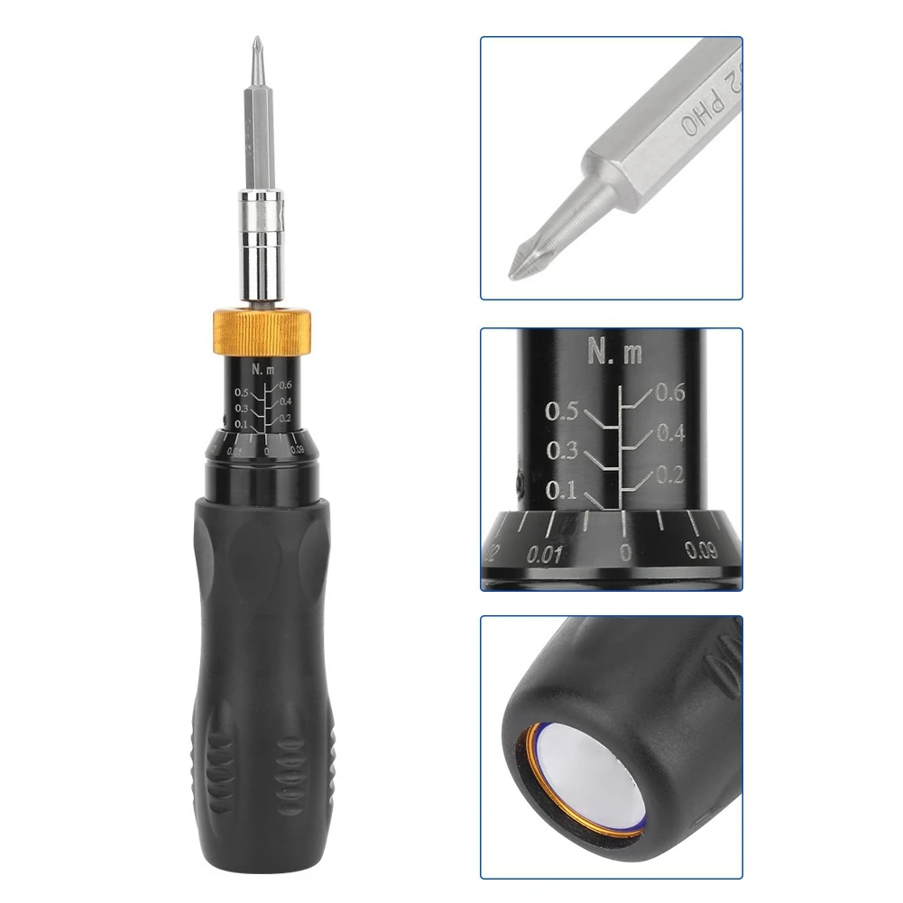 Presetting Type Adjustable Torque Screwdriver 0.1-0.6Nm Hex Shank Socket RTD-0.6 Hex Drill Bits Screwdriver Tool Set Hand Tools
Presetting Type Adjustable Torque Screwdriver 0.1-0.6Nm Hex Shank Socket RTD-0.6 Hex Drill Bits Screwdriver Tool Set Hand Tools