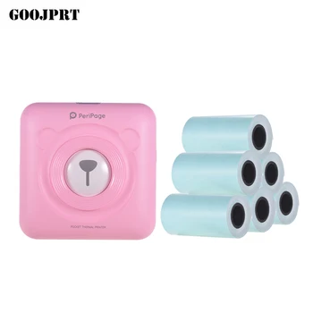 PeriPage Mini Pocket Wireless BT Thermal Printer Picture Label Memo Receipt Paper Printer+6 Rolls Adhesive Sticker Paper 57*30mm
PeriPage Mini Pocket Wireless BT Thermal Printer Picture Label Memo Receipt Paper Printer+6 Rolls Adhesive Sticker Paper 57*30mm